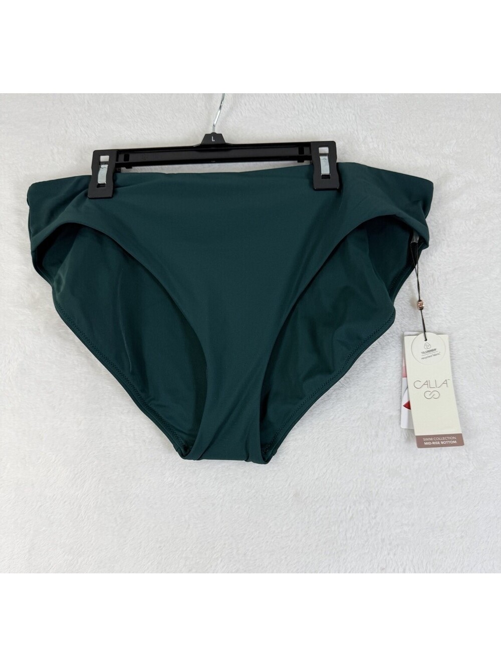 Calia Swim Bottom Large Womens Sea Green Core Mid Rise Bikini Swimwear New NWT